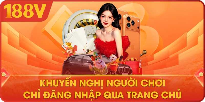 Khuyến nghị người chơi chỉ đăng nhập qua trang chủ